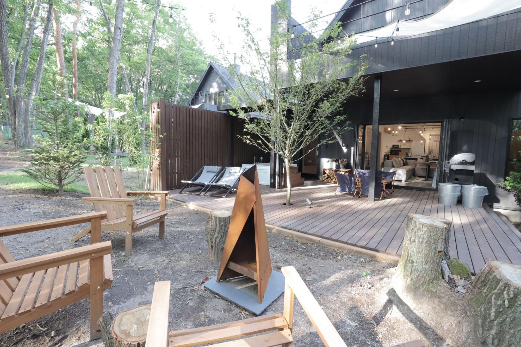 Sauna Forest Cabin 軽井沢 御代田　Mori-Asobi Oiwake 外观 照片