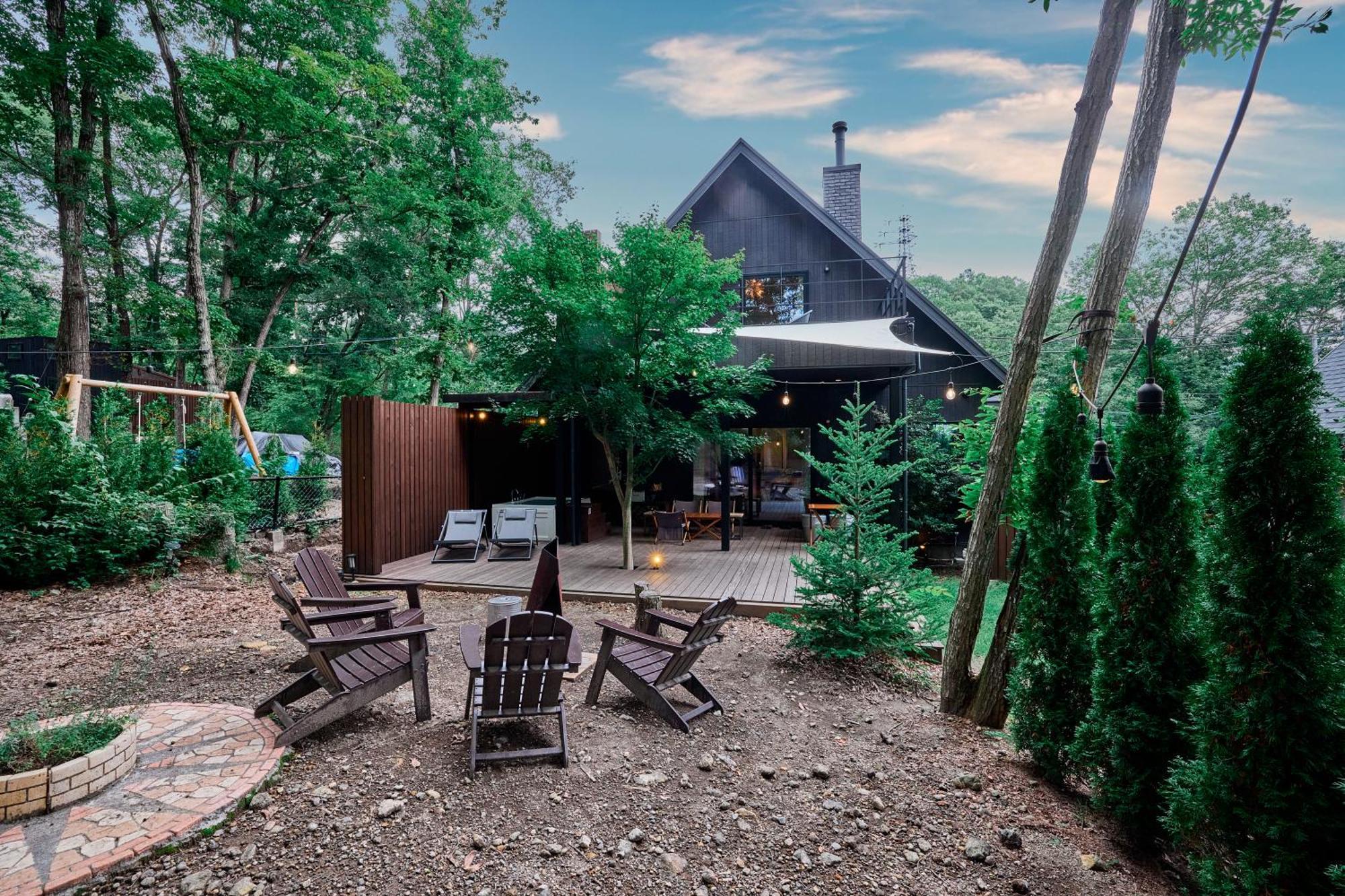 Sauna Forest Cabin 軽井沢 御代田　Mori-Asobi Oiwake 外观 照片